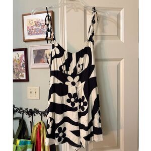 Urban Outfitters Black and White Romper